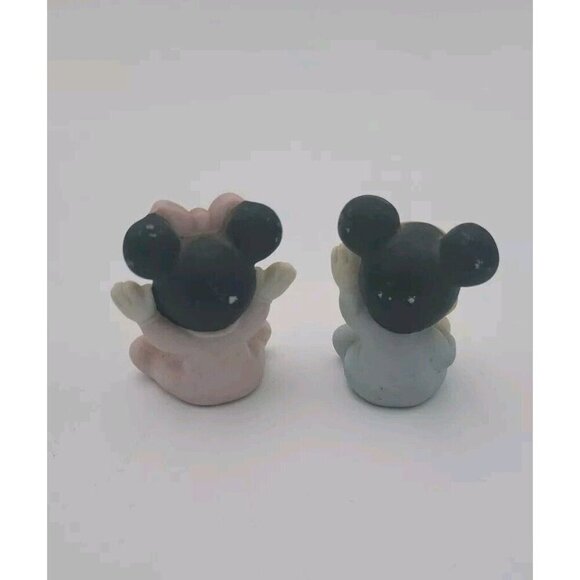 2-Vintage Disney Baby Minnie And Mickey Mouse in Pink Ornament Sri Lanka 2" - Picture 2 of 14